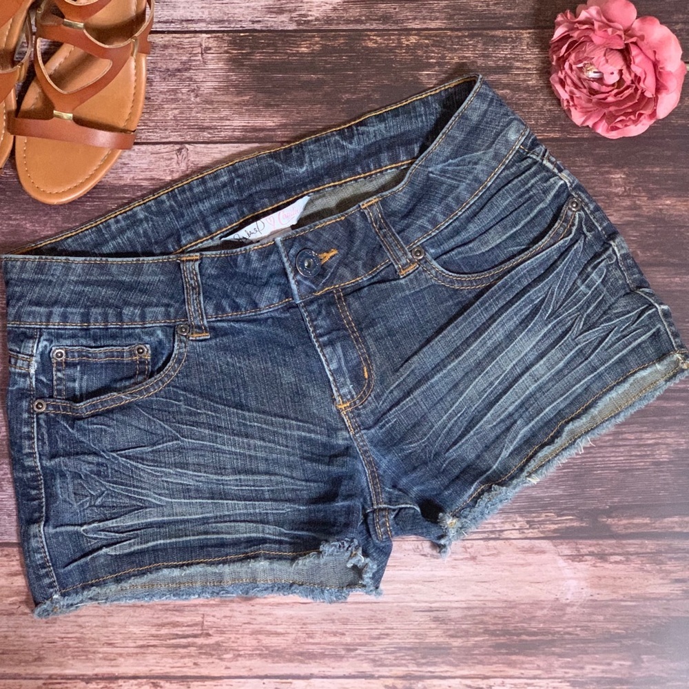 Candie ‘s ~ Distressed Denim Shorts